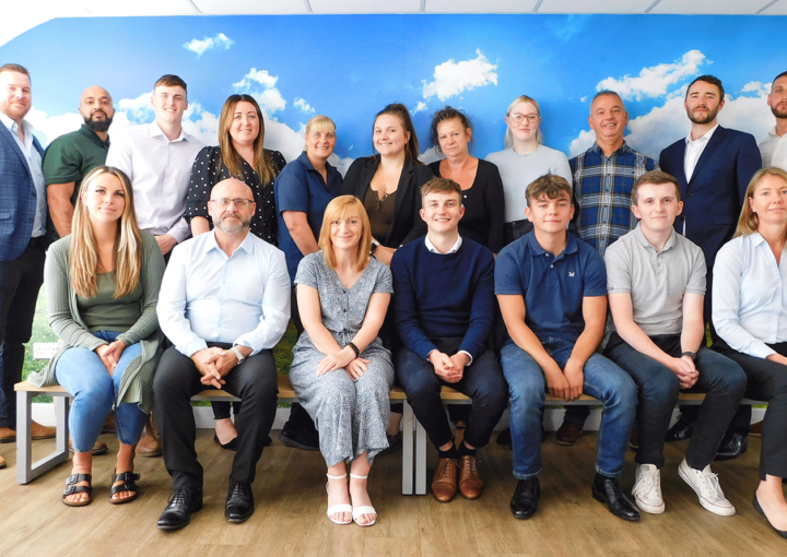 Some of the craggs energy team after becoming employee-owned