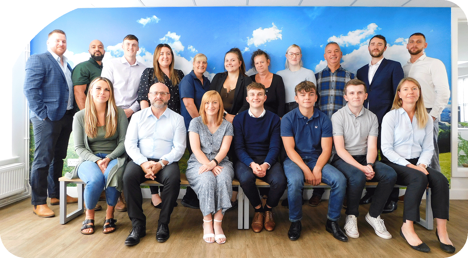 Some of the craggs energy team after becoming employee-owned