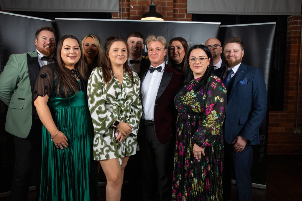 A group of employees from Craggs Energy at the Calderdale Business Awards